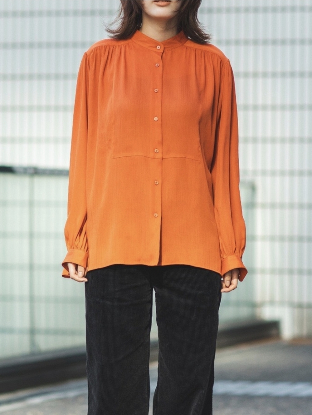 Claire Waight Keller x UNIQLO Volume Long Sleeve Blouse
